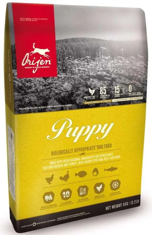 Orijen Puppy 11,4 кг-корм для цуценят (м'ясо 85%)1